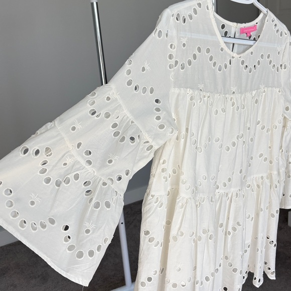 Simply Southern White Eyelet Women Top - Picture 2 of 7